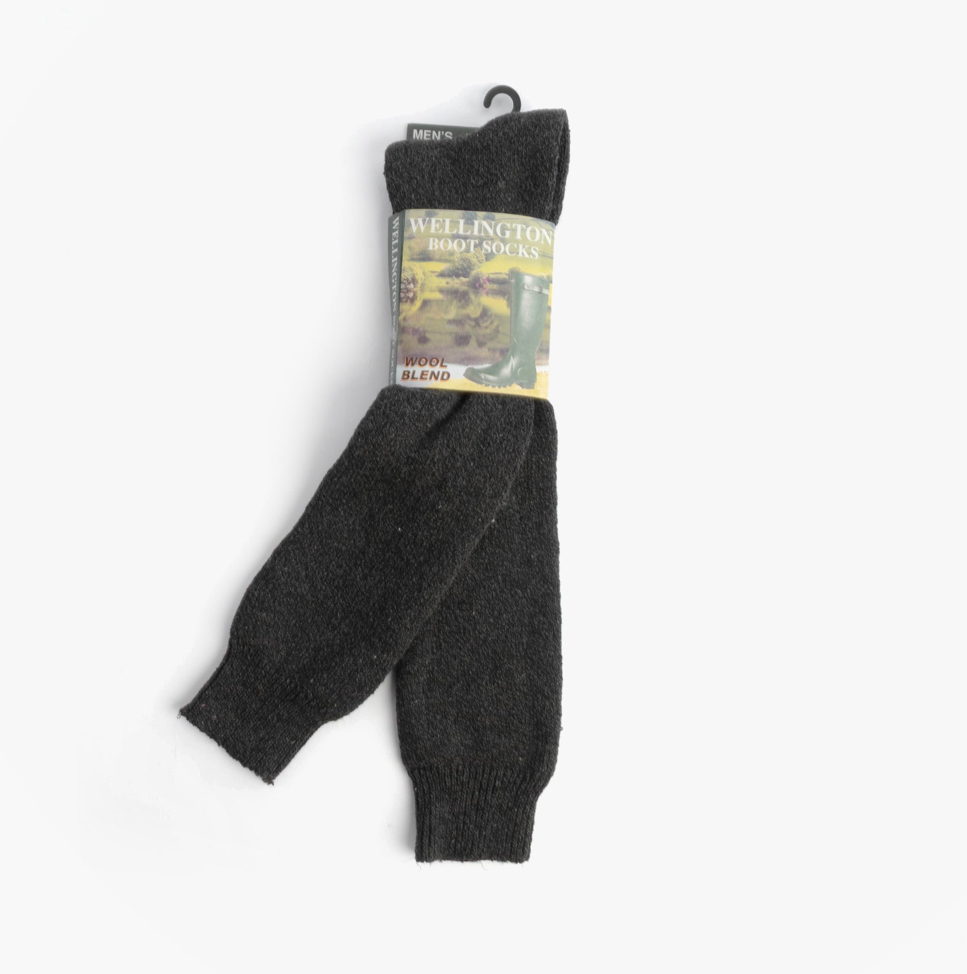 Mud Dogs Mens Welly Boot Socks Black