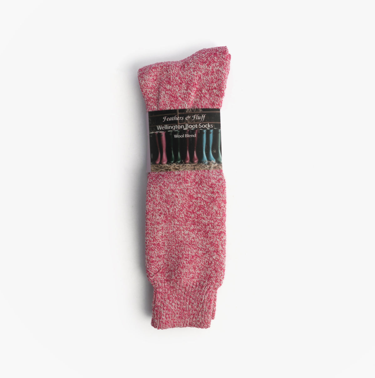 Mud Dogs Womens Welly Boot Socks Pink