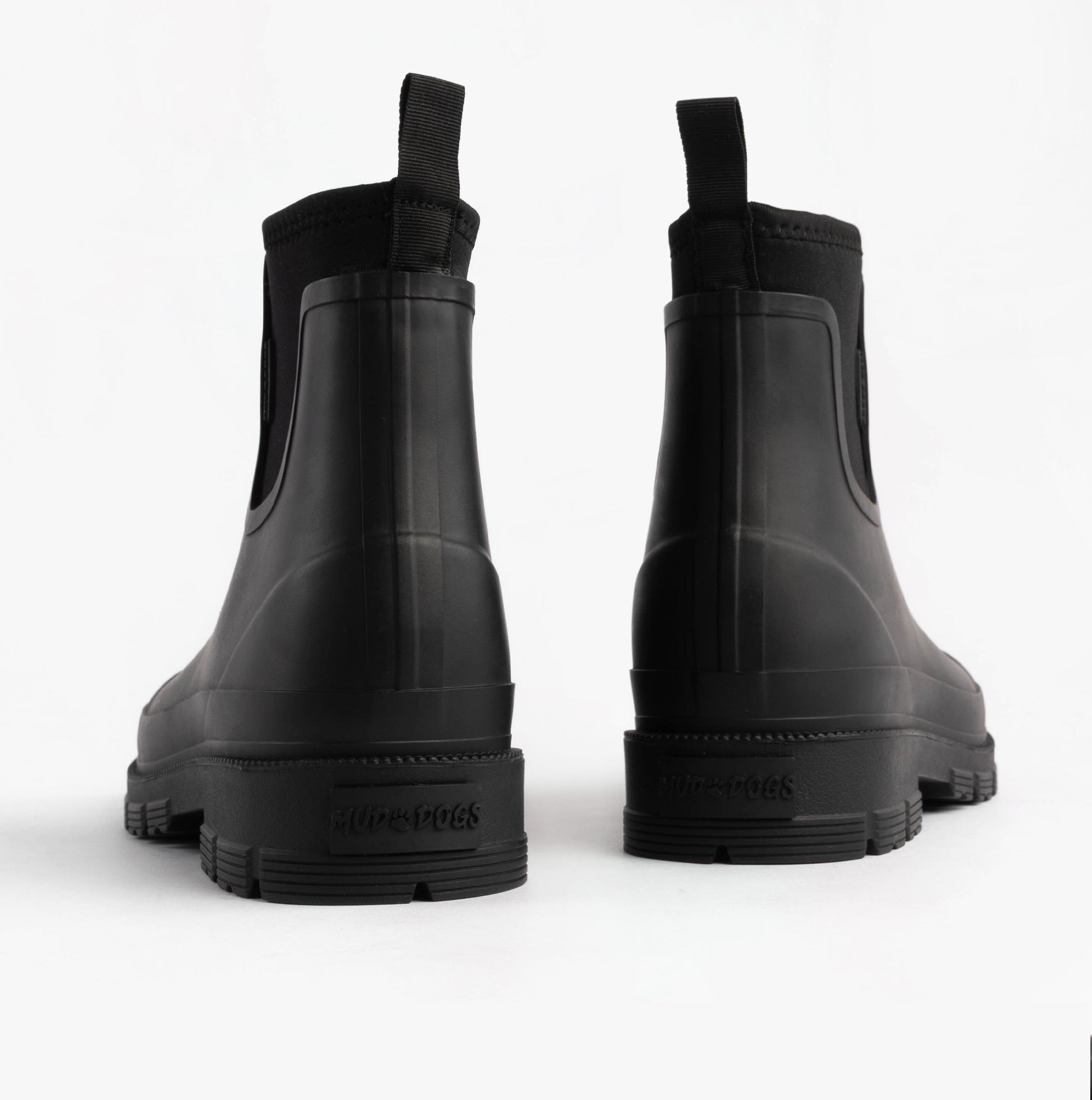 Mud Dogs BROOKE Womens Ankle Neoprene Wellies Black