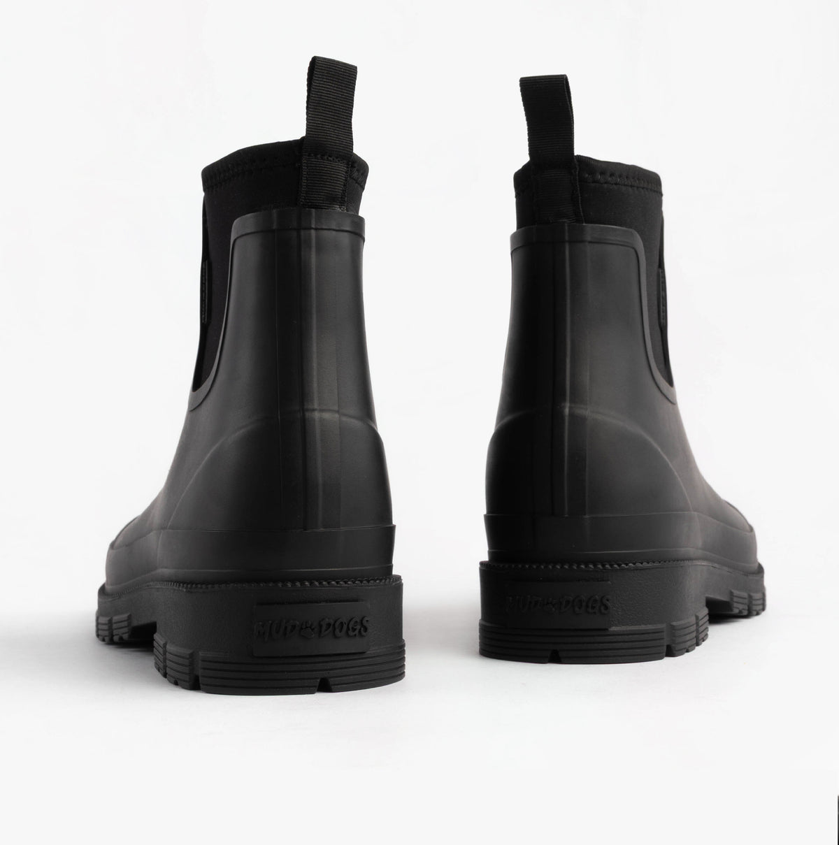 Mud Dogs BROOKE Womens Ankle Neoprene Wellies Black