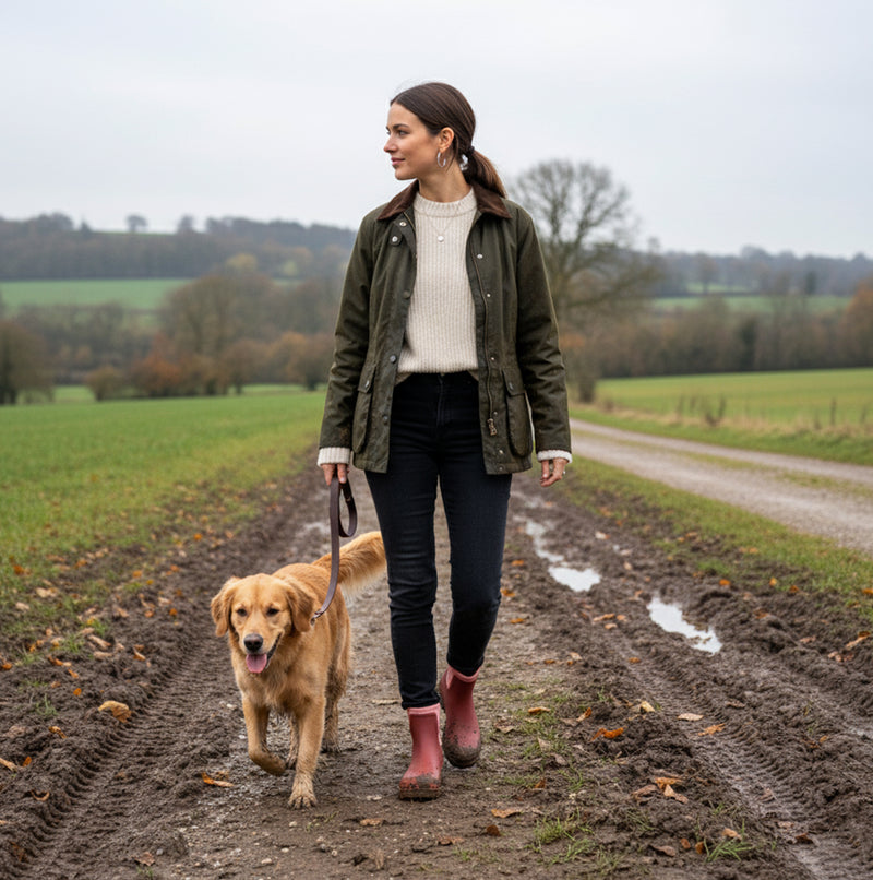 Mud Dogs BROOKE Womens Wellies Pink