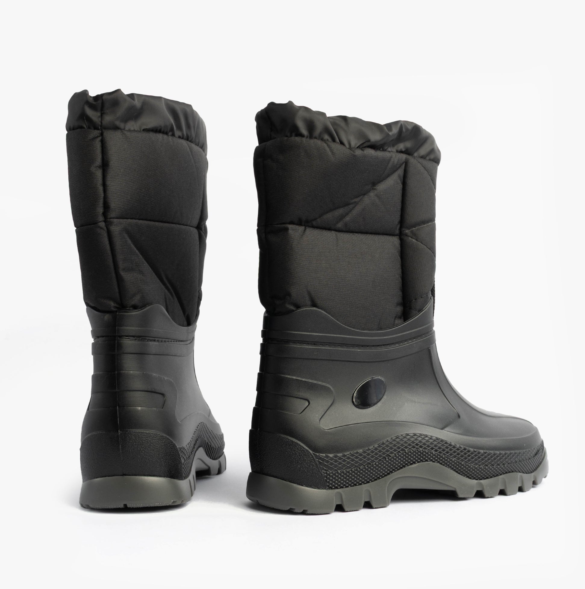 Mud Dogs NORDIC Mens Warm Lined Boots Black