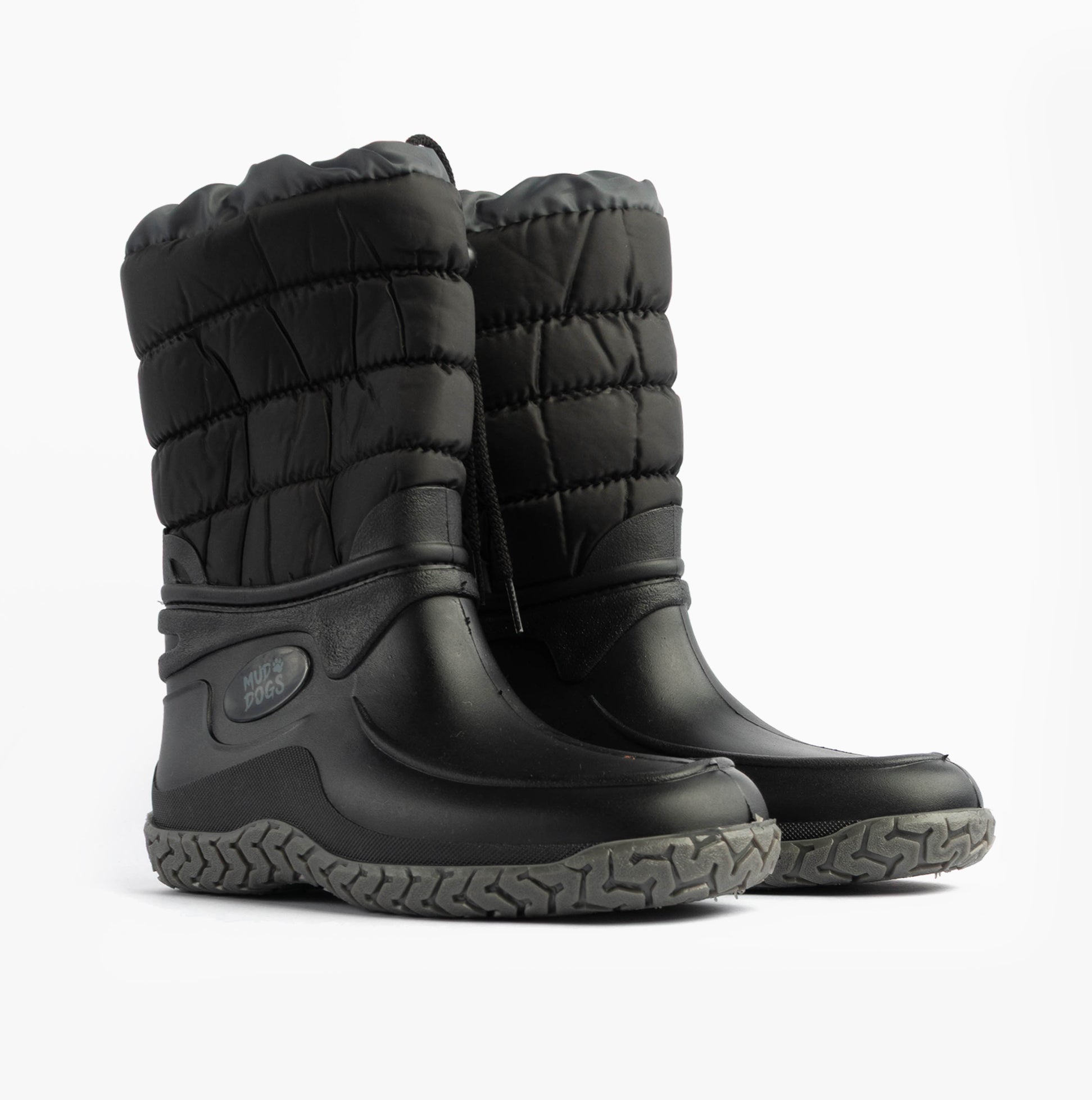 Mud Dogs NORDIC Womens Warm Lined Boots Black