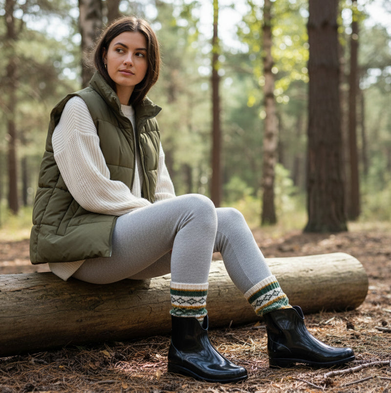 Mud Dogs PAOLA Womens Dog Walking Boots Black