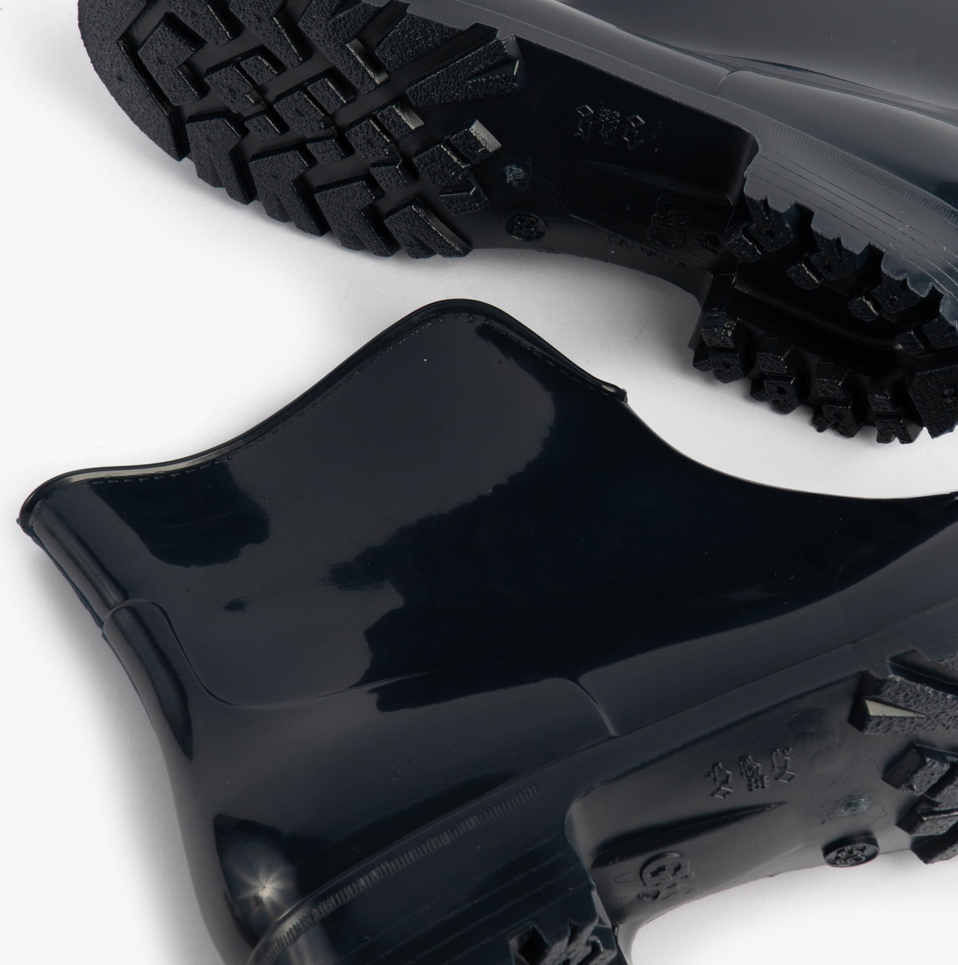 Mud Dogs PAOLA Womens Ankle Wellies Navy