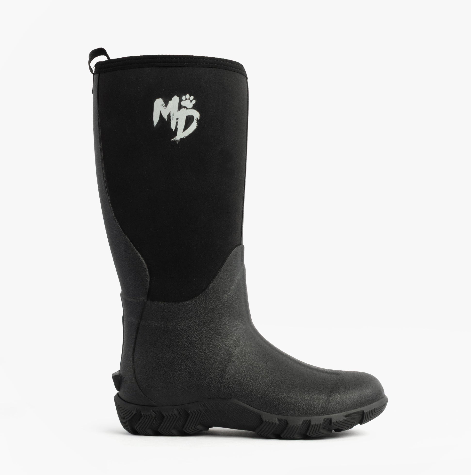 Mud Dogs RUTLAND TALL Neoprene Wellies Black Mud Dogs Boots