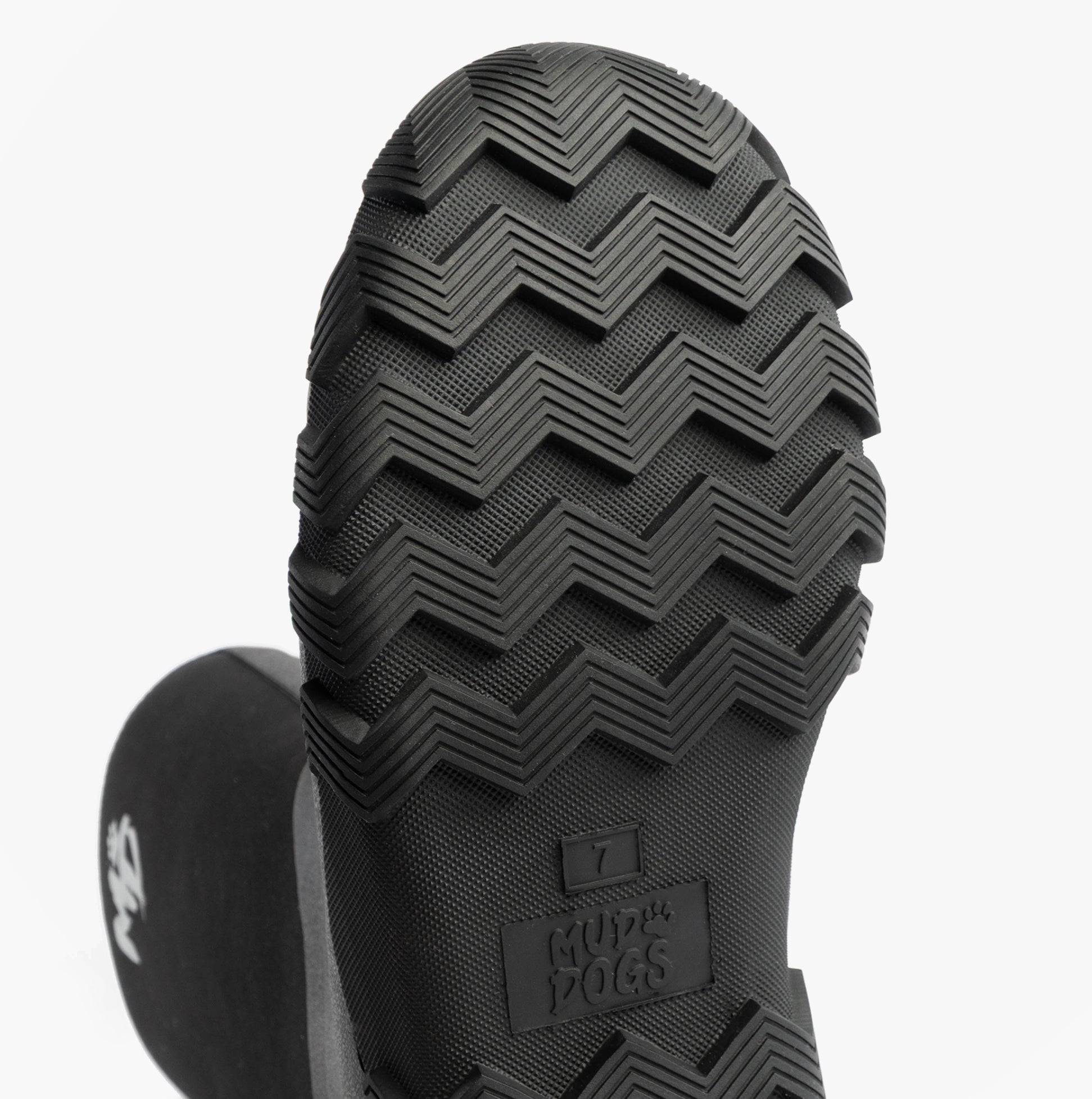 Mud Dogs RUTLAND TALL Neoprene Wellies Black