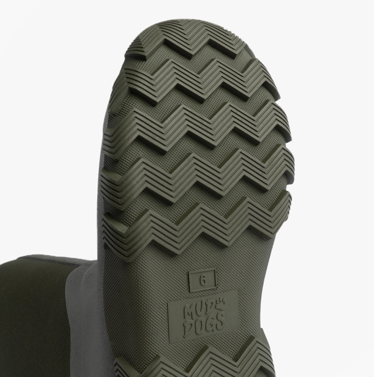 Mud Dogs RUTLAND TALL Neoprene Wellies Olive