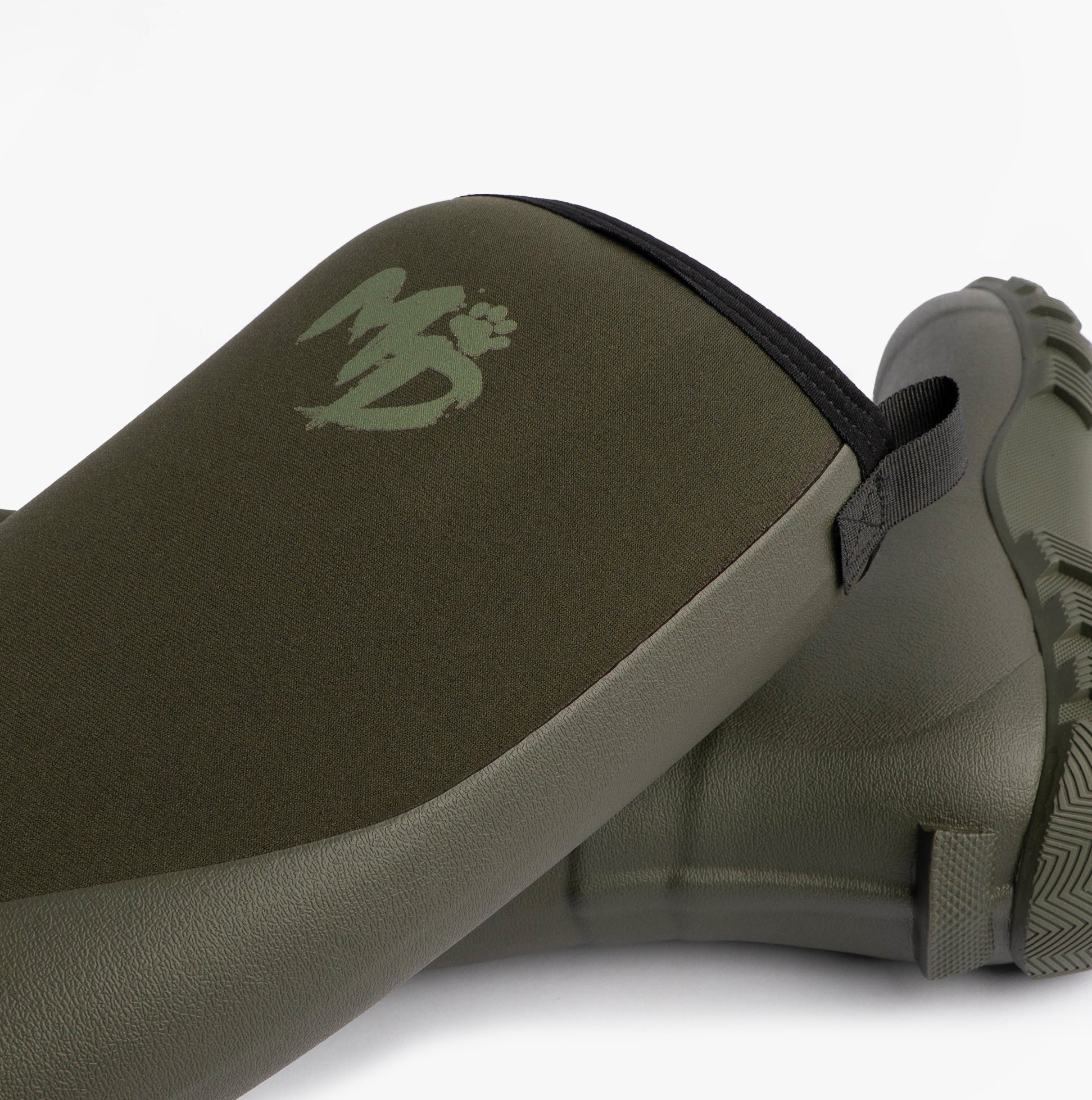 Mud Dogs RUTLAND TALL Neoprene Wellies Olive