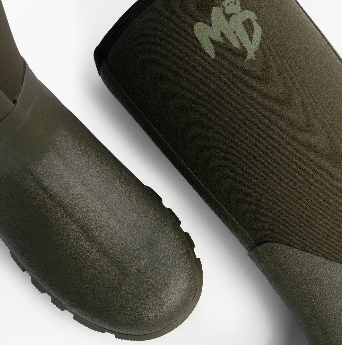 Mud Dogs RUTLAND TALL Neoprene Wellies Olive