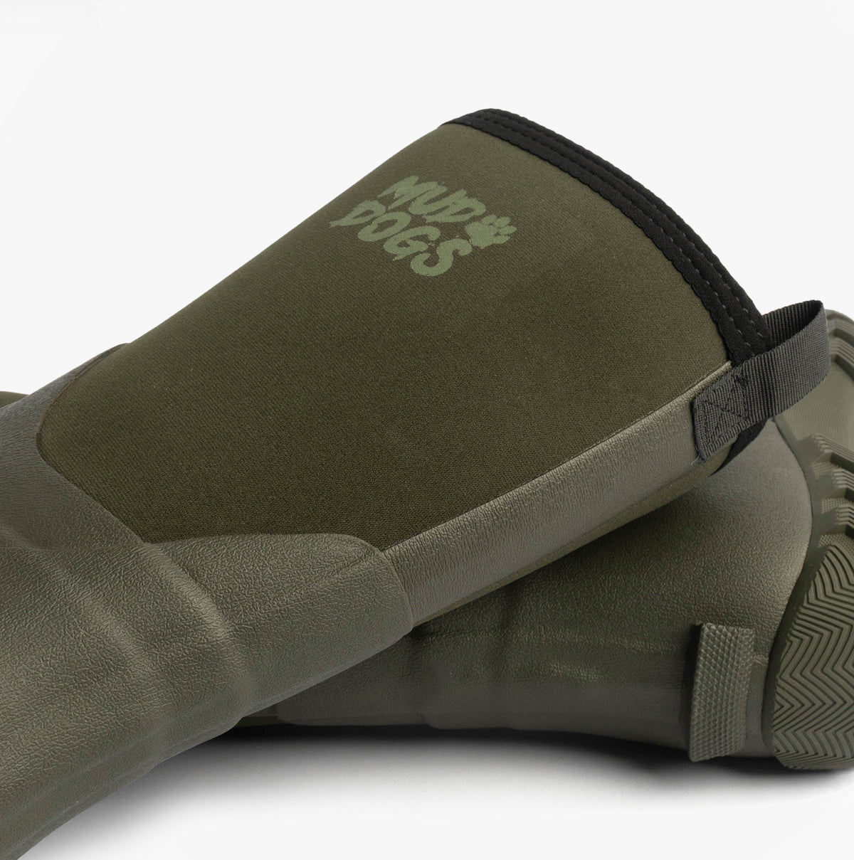 Mud Dogs RUTLAND MID Unisex Neoprene Wellies Olive