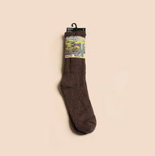 Mud Dogs 34SED013 Mens Wellington Boot Socks Brown