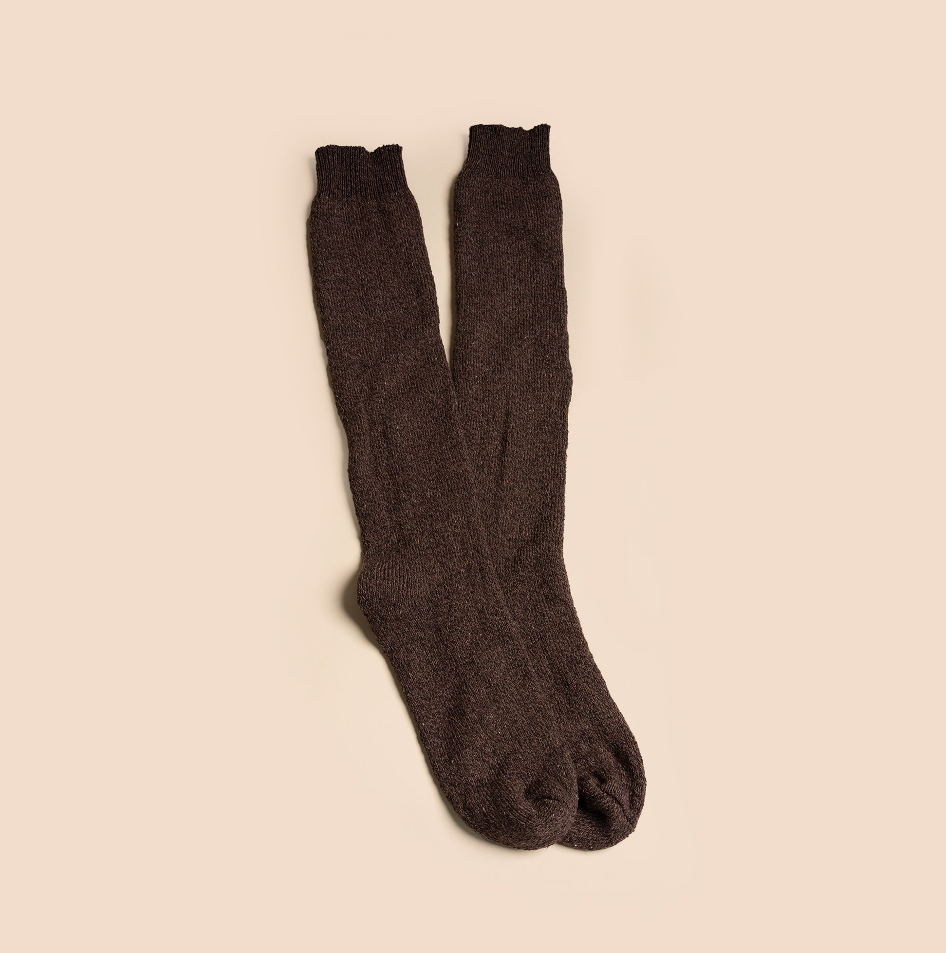Mud Dogs 34SED013 Mens Wellington Boot Socks Brown