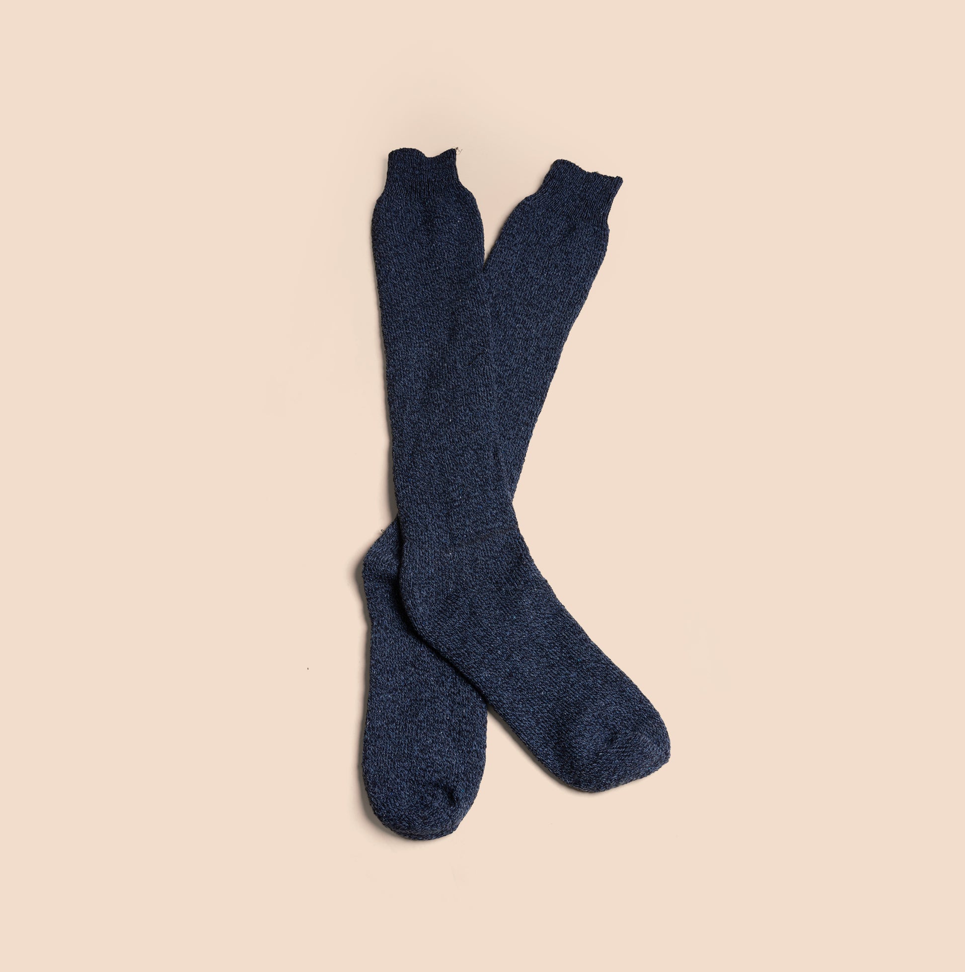 Mud Dogs 34SED013 Mens Wellington Boot Socks Navy