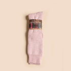 Mud Dogs 34SED060 Womens Wellington Boot Socks Light Pink
