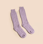 Mud Dogs 34SED060 Womens Wellington Boot Socks Light Purple