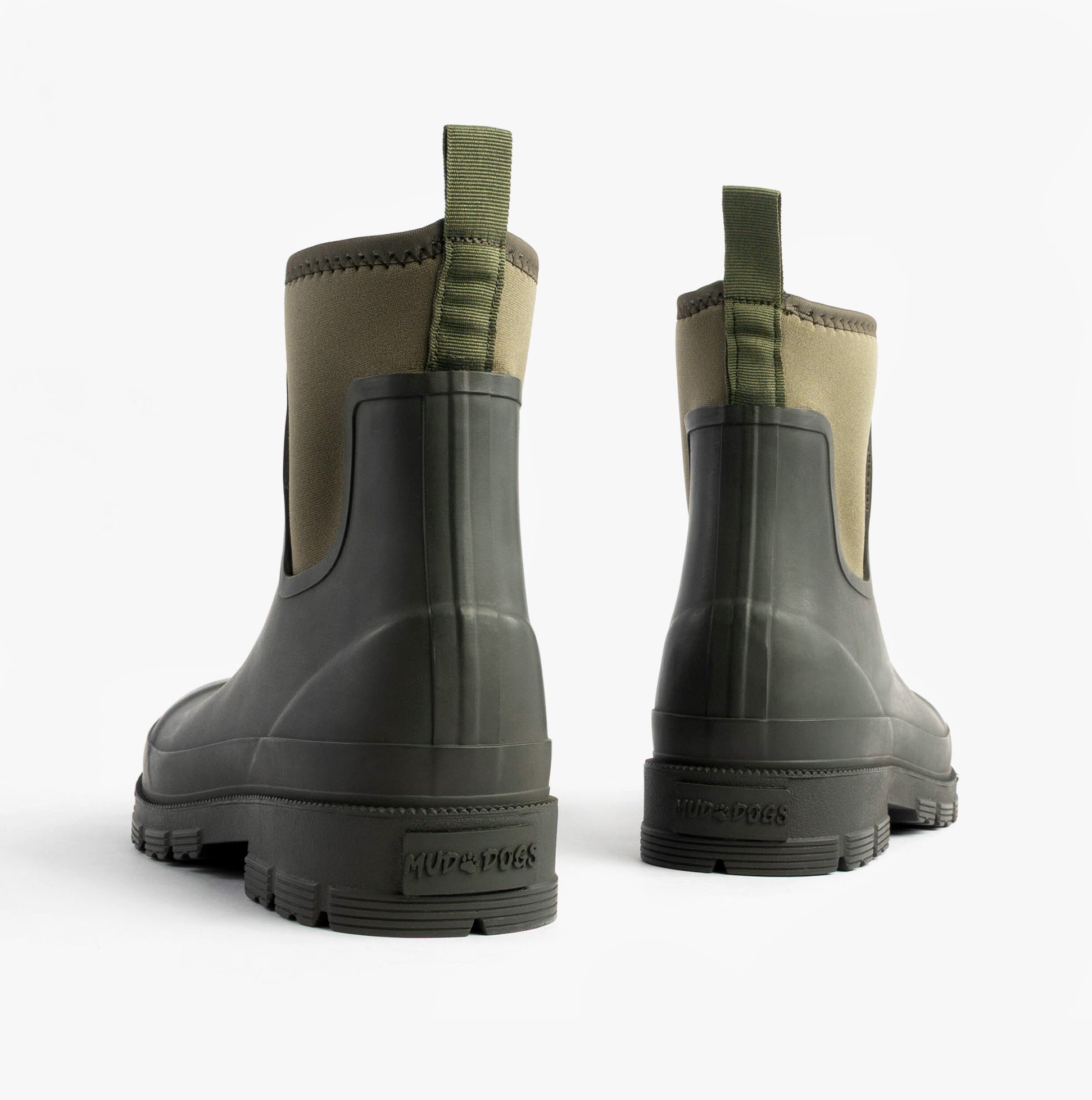 Mud Dogs BROOKE Womens Wellington Boots Dark Green