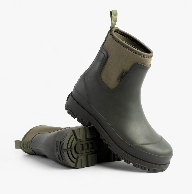 Mud Dogs BROOKE Womens Wellington Boots Dark Green