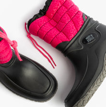 Mud Dogs NORDIC Womens Warm Lined Boots Pink/Black Leopard