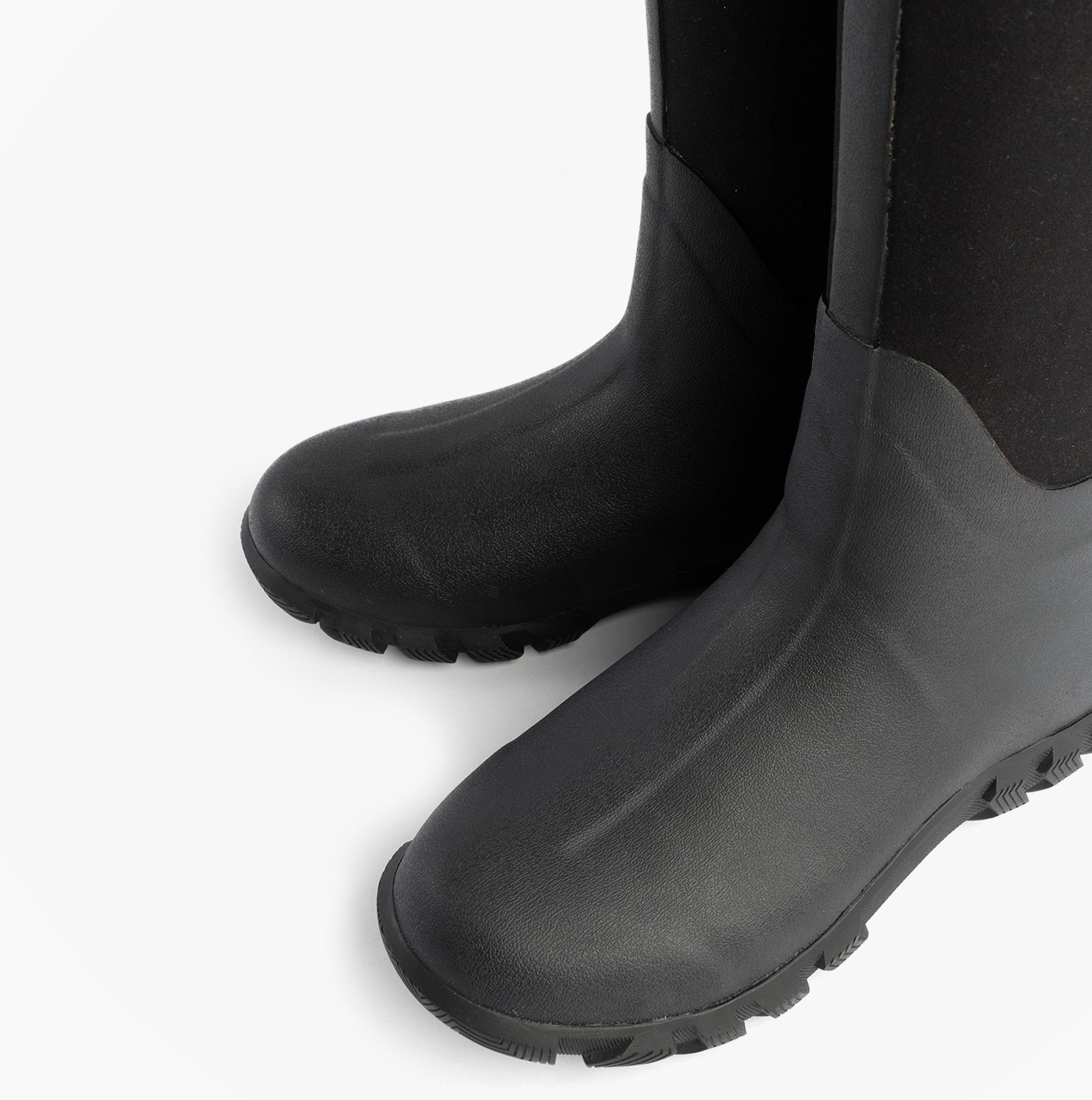 Mud Dogs RUTLAND TALL Neoprene Wellington Boots Black