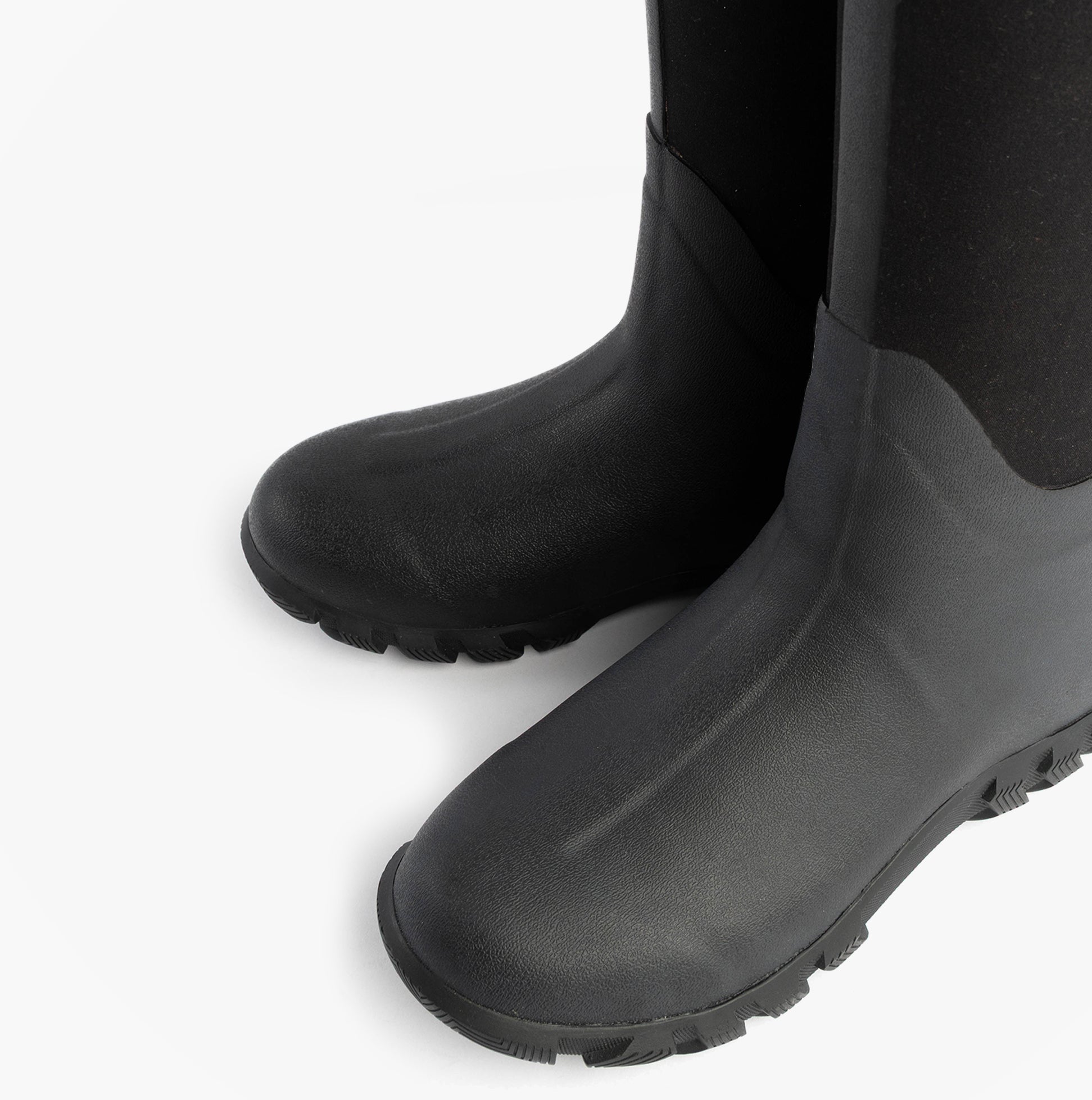 Mud Dogs RUTLAND TALL Neoprene Wellington Boots Black