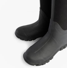 Mud Dogs RUTLAND TALL Neoprene Wellington Boots Black
