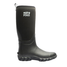 Mud Dogs RUTLAND TALL Neoprene Wellington Boots Black
