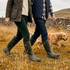 Mud Dogs RUTLAND TALL Neoprene Wellies Olive