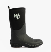 Mud Dogs RUTLAND MID Unisex Neoprene Wellington Boots Black