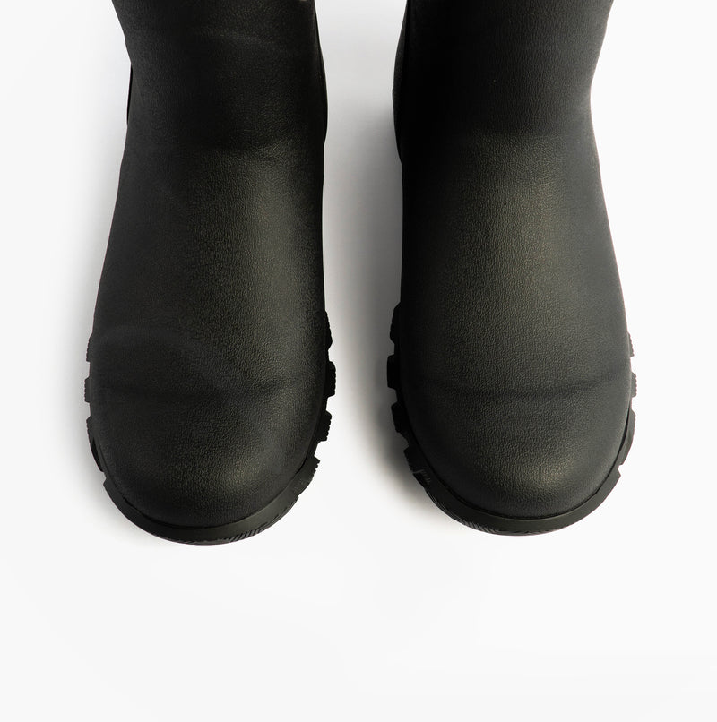 Mud Dogs RUTLAND MID Unisex Neoprene Wellington Boots Black