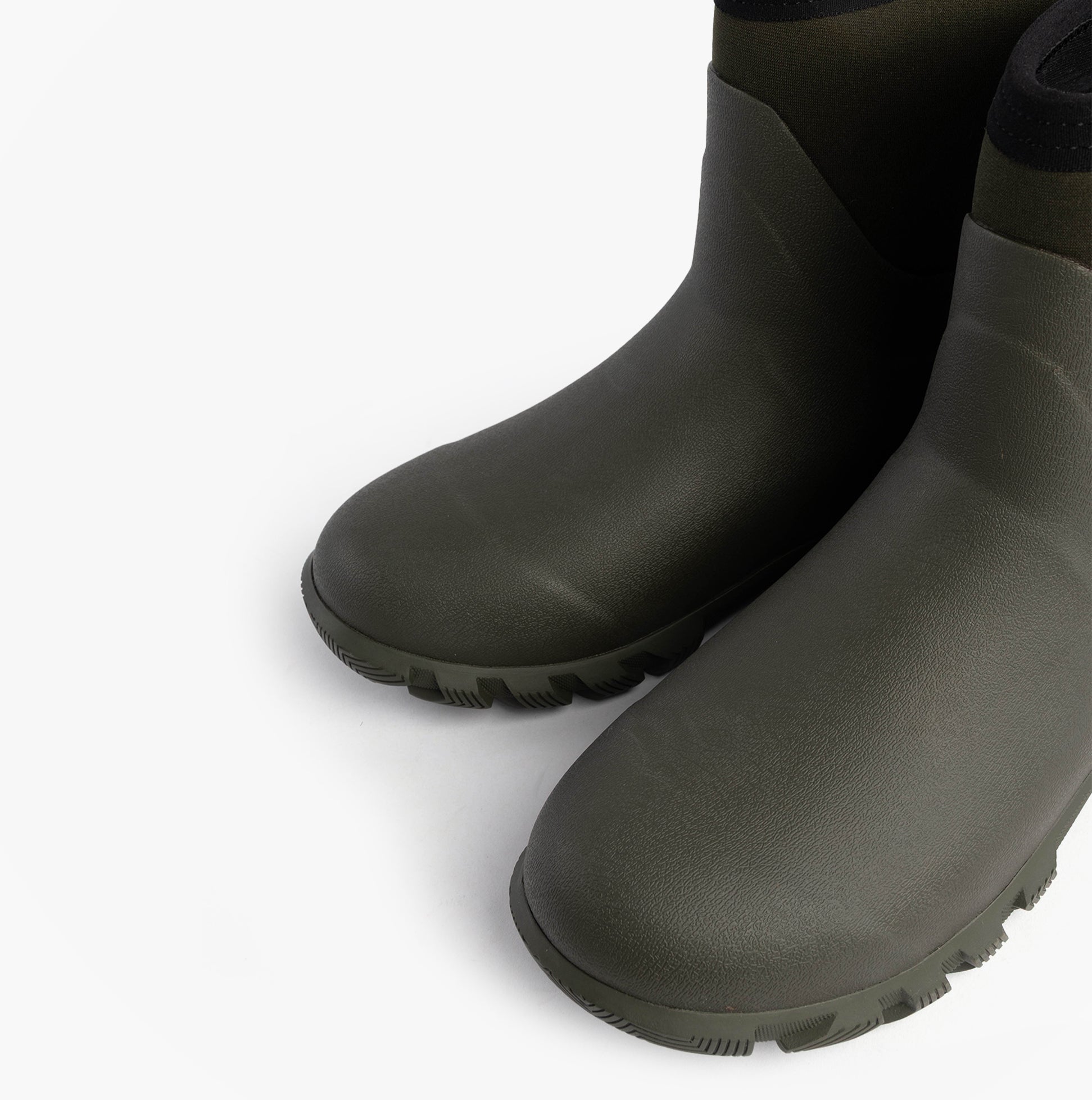 Mud Dogs RUTLAND SHORT Unisex Neoprene Wellington Boots Olive
